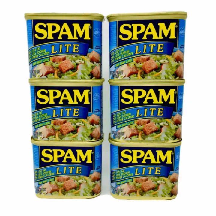 SPAM LITE 340 GRAMS SET OF 6