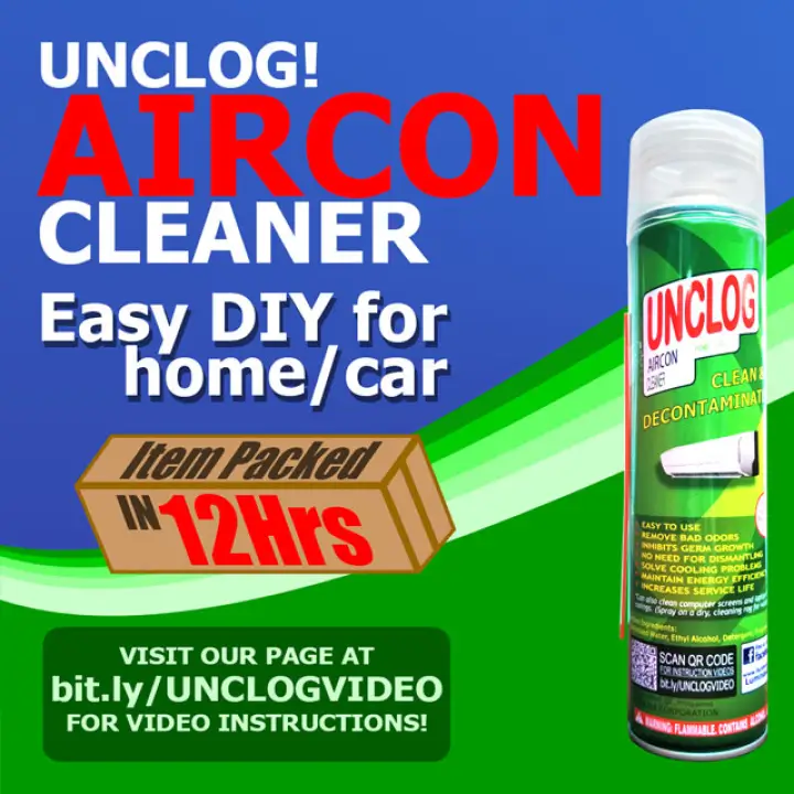 Unclog Aircon Cleaner For Home Car Item Packed In 12hrs Lazada Ph