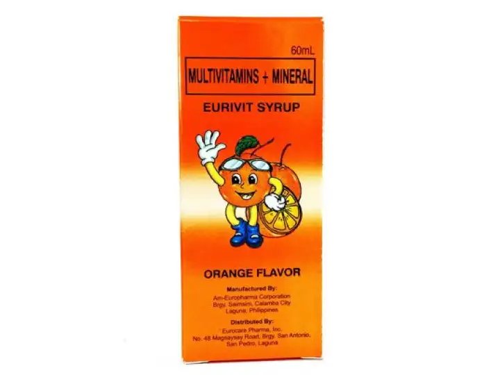Eurivit Syrup 60ml (Multivitamins + Minerals)
