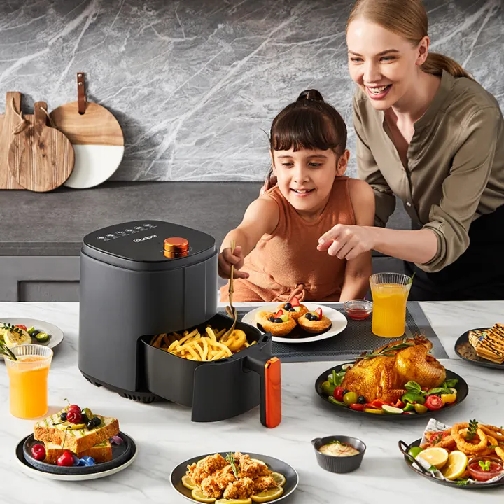 [Updated Version] Gaabor Air Fryer Household Multi-functional 8 Menus Oil-Free Healthy Cooking Air Fryers Cooker 4L