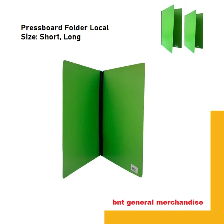 Pressboard Folder Green Local Expandable Folder 1Piece