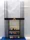 6 HOLES 2IN1 CUE RACK AND BALL RACK STAND FOR / LAGAYAN NG TAKO AT BOLA NG BILYARAN. 