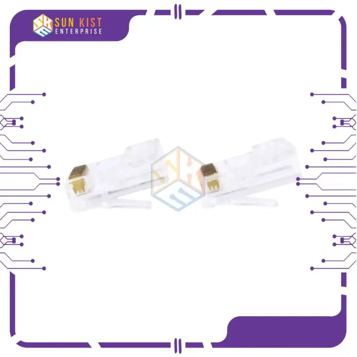 2pcs ZoeRax Pass Through RJ45 Connector