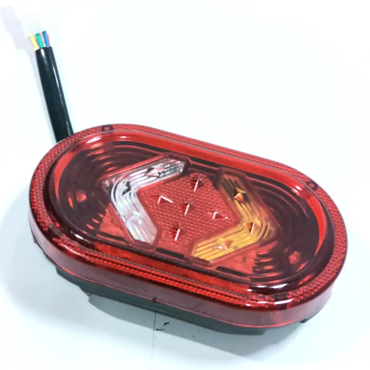 ebike tail light 48-60volts led type, commonly use for e trike or 3 wheeled ebike with signal lights, brake light, park light, elegant design high quality