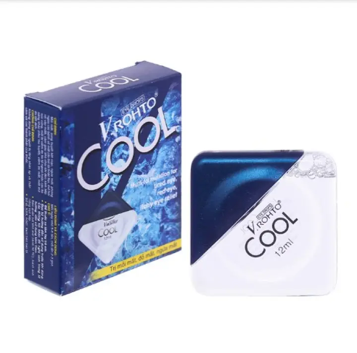 V.Rohto Cool 12 ml - (eye fatigue, eye pain, eye itching)
