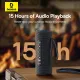 Baseus AeQur 30 Air Wireless Bluetooth Speaker IPX5 Waterproof Portable Loudspeaker Music Stereo Outdoor Subwoofer Splash Proof Rechargeable Music Player with Colorful Ambient Light. 