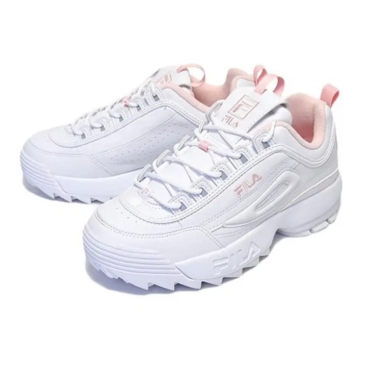 Disruptor II Running Shoes For Women Size(36 38 39 40)Colour White PInk | PH