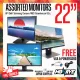 Monitor - Dell 19 Inches IPS/LED Monitor - DVI/VGA INPUT - FREE Powercable and VGA Cable - PRELOVED. 