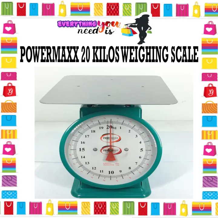 PRE-ORDER POWERMAXX 20 KILOS WEIGHING SCALE / TIMBANGAN JCE