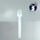 DISPOSABLE PLASTIC SPOON AND FORK (25PCS / PACK) AVAILABLE IN CLEAR / WHITE AND BLACK. 