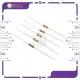 5pcs 33k ohms resistor 1/4 watt. 