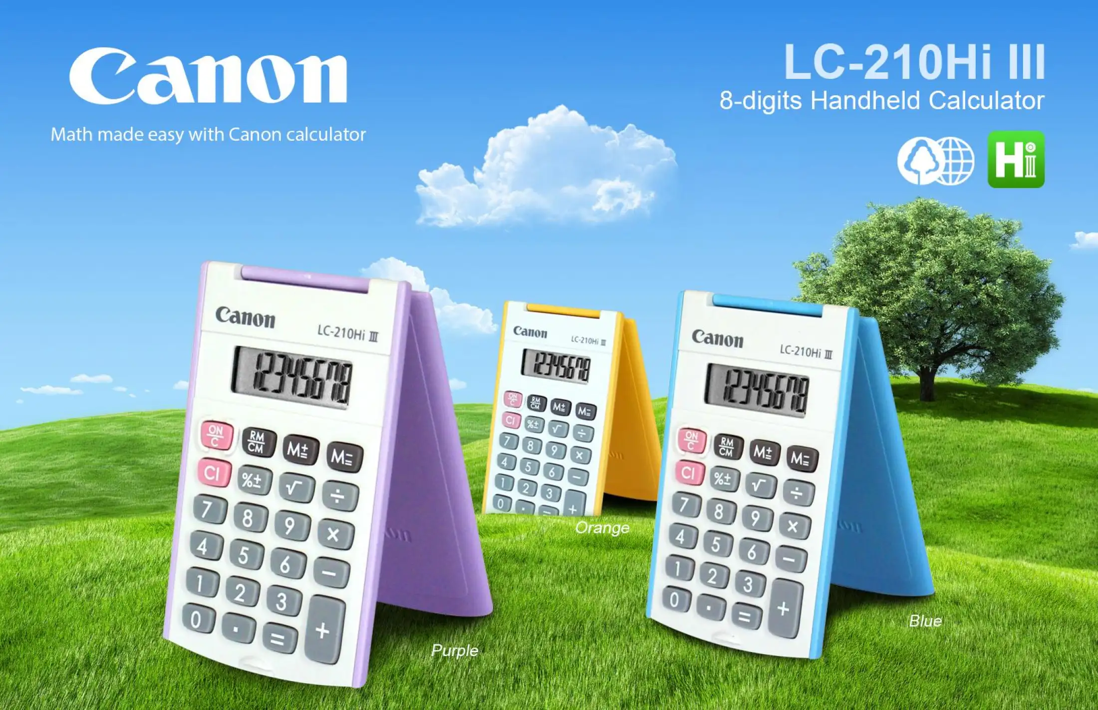 Canon LC-210Hi III Purple Handheld Calculator | Lazada PH