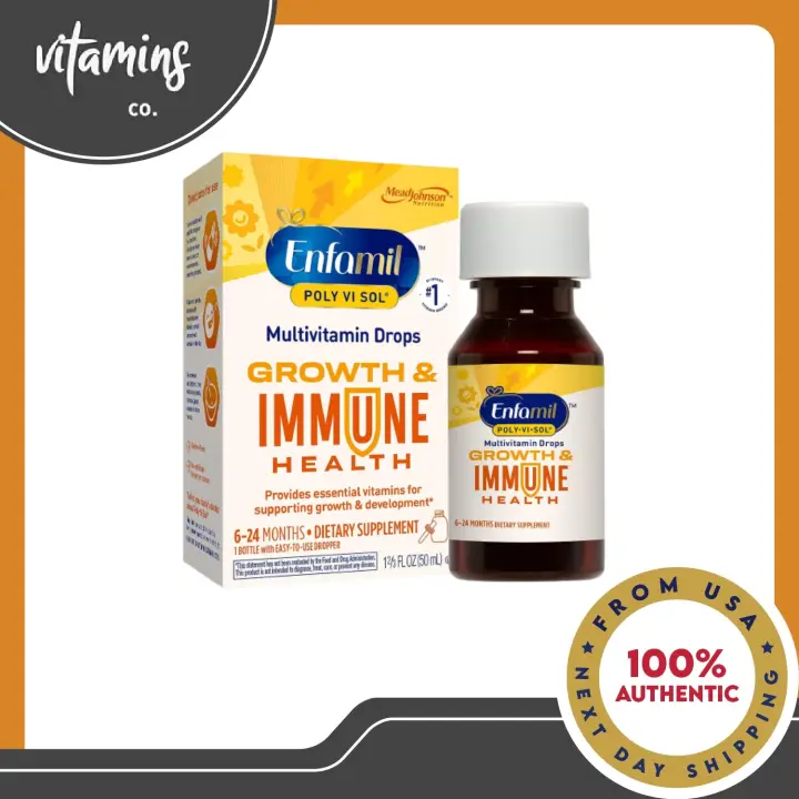 Enfamil Growth & Immune Health Multivitamin Drops for 6-24 months (50 ml)