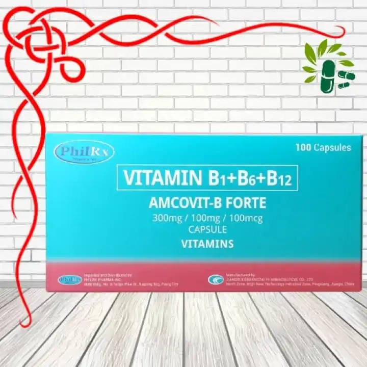 AMCOVIT - B FORTE (Vitamin B-Complex) 100 Capsules