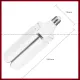 D&D 45W E27 LED Blade Fan LED Bulb Light LED Folding LED Bulb Garage Lamp IP65 AC85-265V Adjustable Cool Ceiling Lighting White save electcicity super bright. 