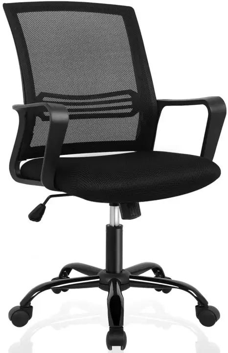 Home Office Chair Ergonomic Desk Chair Mesh Computer Chair With Lumbar Support Armrest Executive Rolling Swivel Adjustable Mid Back Task Chair Lazada Ph
