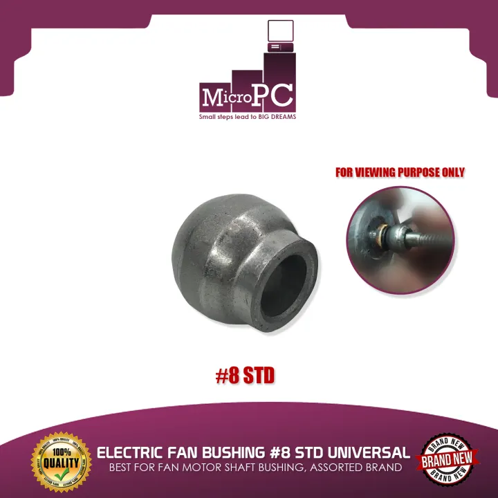 ELECTRIC FAN BUSHING #8 STD UNIVERSAL, BEST FOR FAN MOTOR SHAFT BUSHING, ASSORTED BRAND
