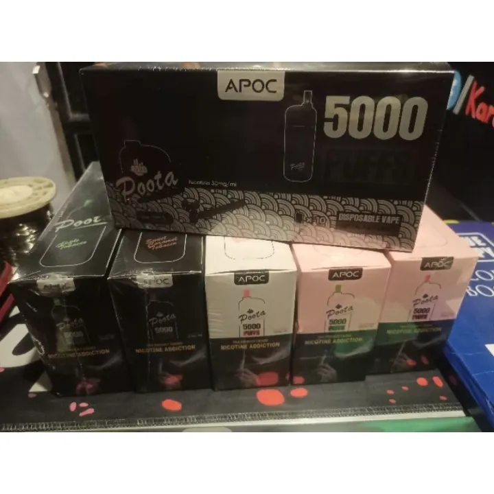 Apoc pootah 5k puffs with 4filters