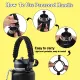 HydroFlask Rope Handle Aquaflask Accessories Aquaflask Rope Paracord Handle Wide Mouth Bottle Portable Rope Handle for Outdoor Hiking Travel. 