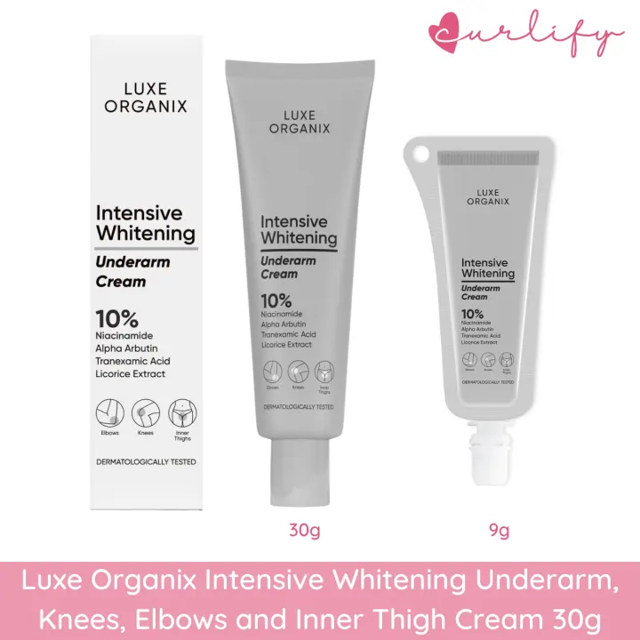Luxe Organix Intensive Whitening Underarm, Knees, Elbows, and Inner Thigh  Cream