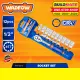WADFOW 12PCS 1/4" | 3/8" | 1/2" Inch Socket Set Drive Tool Kit For Auto Repair And Household Ratchet - BUILDMATE - WHT. 