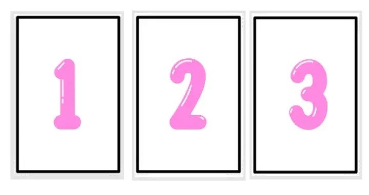 Laminated Number Cards 1-50 and 51-100