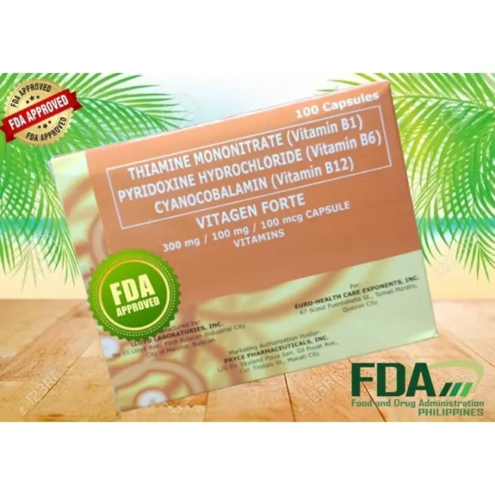 VITAGEN FORTE (Vitamin 100 Capsules Lazada PH
