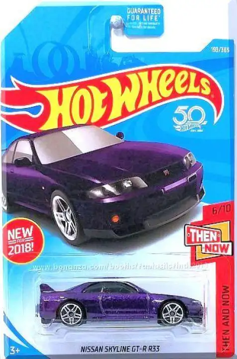 Hot Wheels Nissan Skyline Gt R R33 Then And Now 6 10 Lazada Ph
