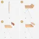 Computer Table Desk Folding Study Table PC Laptop Table For Student Adult Desktop Table Home Office Desk Table For Bedroom Furniture Home Wallet Trendy. 