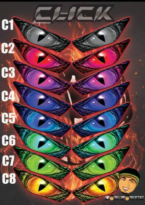 Honda Click V4 - V3 - V2 125 / 150 Winker Eye Transparent / Dragon Eye