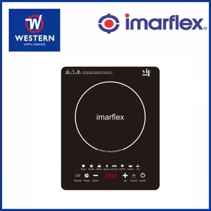 Imarflex IDX2200S Induction Cooker 2200W Inverter Stove Multiple