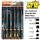 Metal File Set 6pcs High Quality 4x 160mm Assorted Mini Metal Rasp File I Sunrise for Life. 