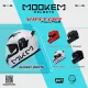 Mookem Helmet Z006 - Mono Colors - Viator - Face Dual Visor Helmet. 
