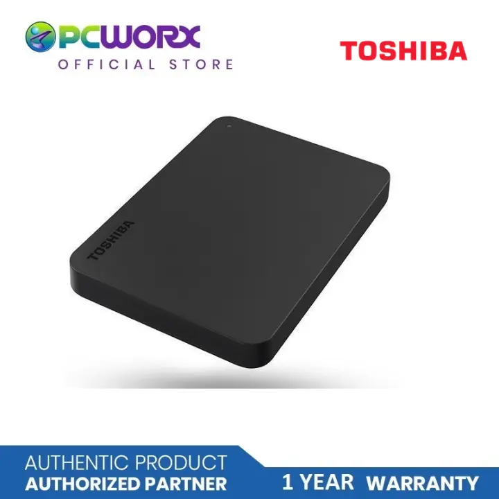 Toshiba HDTB510AK3AA Canvio Basics 1TB 2.5" USB 3.0 Portable External Hard Drive |  1TB HDD | Toshiba External HDD