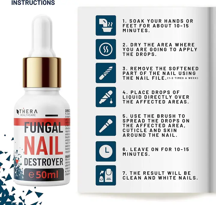 Repair Nail Smoothing Essence Onychomycosis Solution To Solve The Nail Fungus Problem On Toenails And Fingernails 50ml