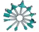 Total TACSR0121 12 pcs Router Bits Set. 