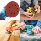 Pack of 100pcs Assorted Grit Aluminum Oxide 8-Hole Sanding Discs 125mm (5”). 