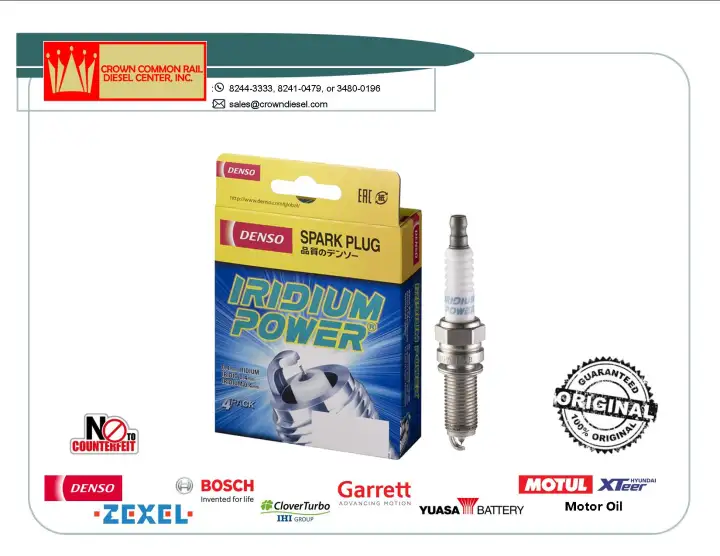 Original DENSO IRIDIUM Spark Plug IKH20 (4's) Set