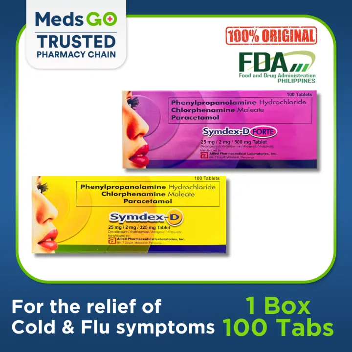 SYMDEX D - 1 Box x 100 Tabs | Lazada PH