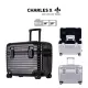 Aluminum high-end 18/20 inch boarding case suitcase suitcase suitcase long box stewardess boarding case password box open top design anti-scratch matte photography special travel trolley bag. 