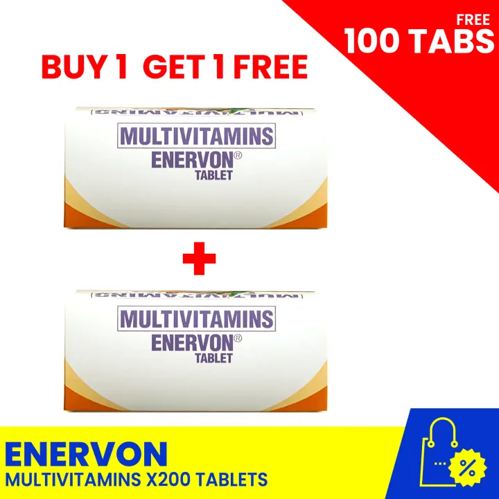 BUY 1 TAKE 1 Buy 100 ENERVON Multivitamins Get 100 Tablets FREE (Free