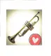 SOPRANO TRUMPET WITH CASE. 