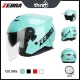 Zebra Motorcycle half face Helmet 3/4 Motor Dual Visor half face Helmet For Riding Gear Free Visor THRSTFLASK YM-902 Solid. 