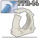 5PCS & 10PCS PPR-14 Supreme PPR Pipeclip PVC Clamp 1/2 & 3/4 Plastic PPR Single U Clamp Holder for Water PipeTube with Diameter of 20mm & 25mm. 
