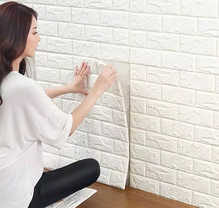 3d Foam Brick Wallpaper Lazada Ph - Foam Brick Wallpaper