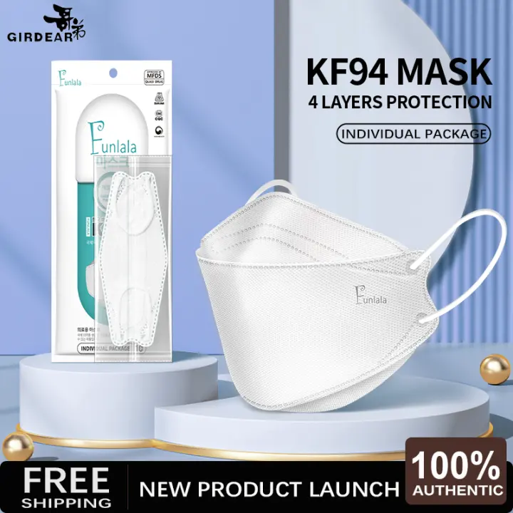 Girdear kf94 face mask fda approved washable on sale 50pcs funlala