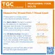 TGC 1PC M20 x 40~200mm HT Hex Bolt / Hexagonal Capscrew High Tensile / Grade 8.8 Machine Bolt Cap Screw NC. 