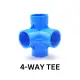 PVC Blue Fittings 3 way Tee , 4 way Tee, 5 way tee 20mm 25mm 32mm 1/2 3/4 1 NathanTools. 