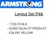 HIGH QUALITY ARMSTRONG LAYOUT SET PITIK. 