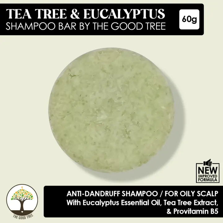 Shampoo Bar Tea Tree and Eucalyptus AntiDandruff / For Oily Scalp